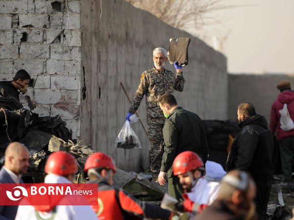 سقوط هواپیمای اوکراینی در نزدیکی فرودگاه امام