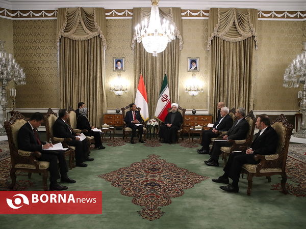 استقبال رسمی دکتر روحانی از رییس جمهوری اندونزی