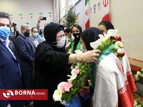 مراسم استقبال از مقام آوران مسابقات انتخابی المپیک _ بندرانزلی