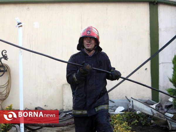 آتش سوزی فروشگاه هپی لند در رشت