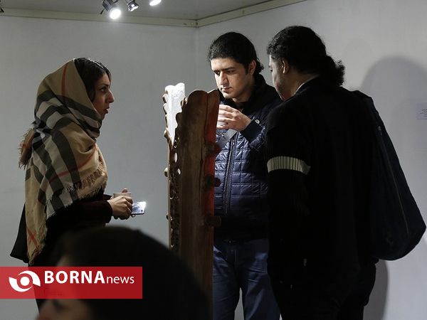 افتتاح نمایشگاه «اندر میانم پیچ پیچ»