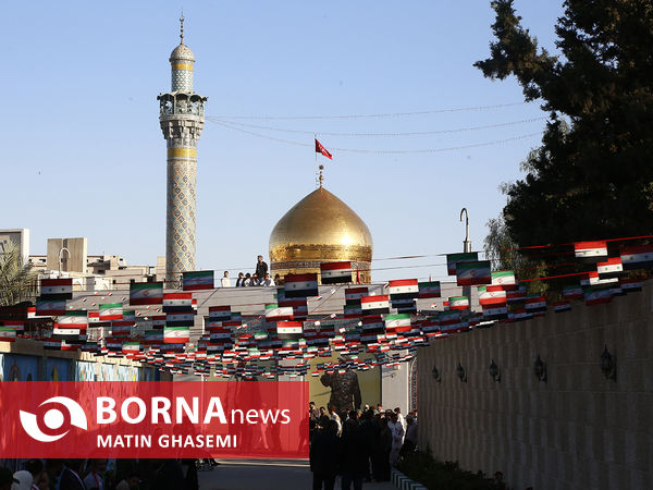 حضور رییس جمهور در حرم مطهر حضرت زینب(س)