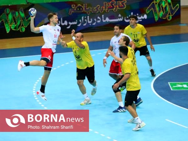 دیدار تیم های هندبال الکویت کویت - سپاهان