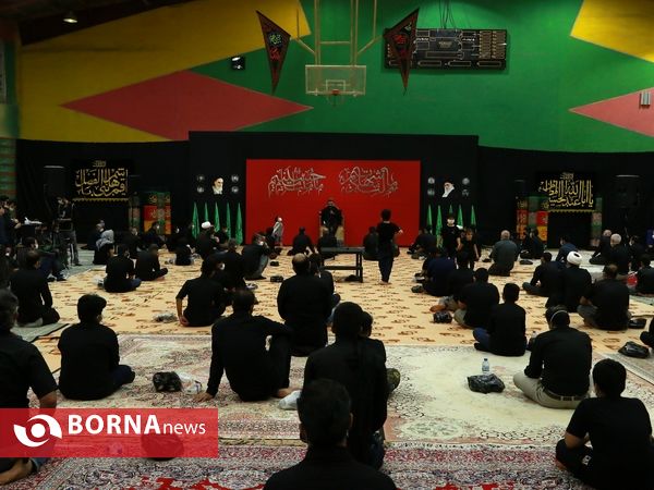 عزاداری سیدالشهدا در مجموعه ورزشی ۱۷ شهریور آبادان