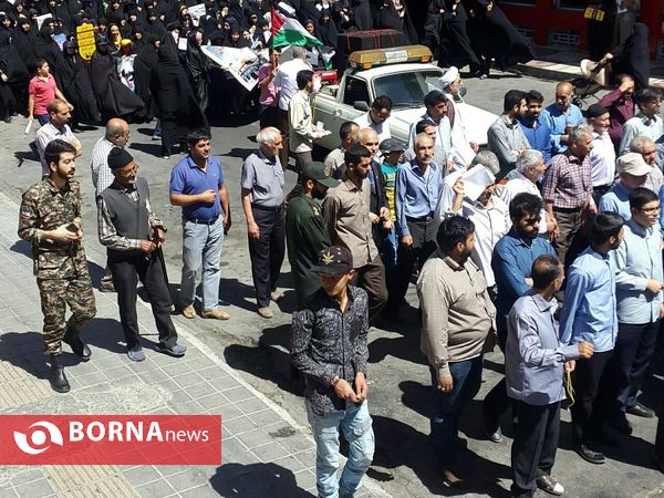 راهپیمایی روز قدس- شهرستان ملارد