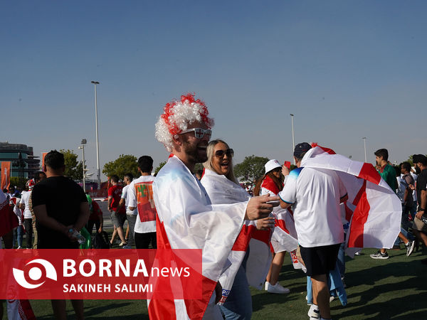 ورزشگاه خلیفه قطر در آستانه دیدار ایران - انگلیس