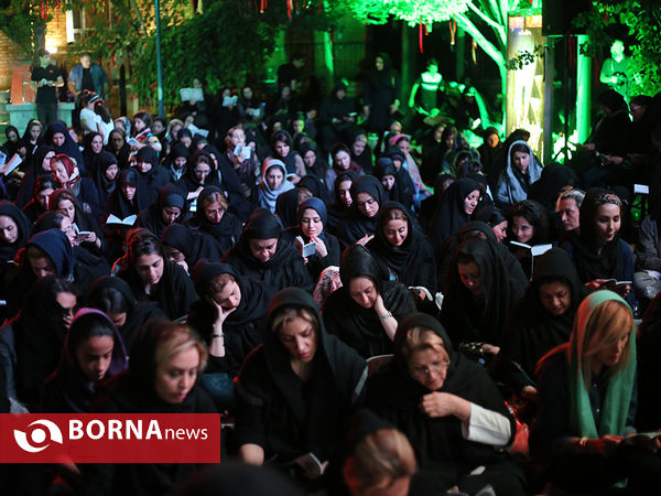 مراسم احیاء شب بیست و سوم ماه رمضان در بوستان هنرمندان