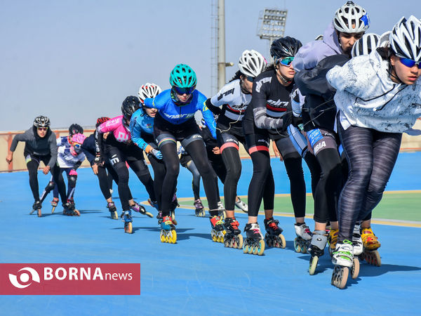 تمرین اسکیت بازان استان مرکزی با حضور جمعی از بازیکنان تیم ملی