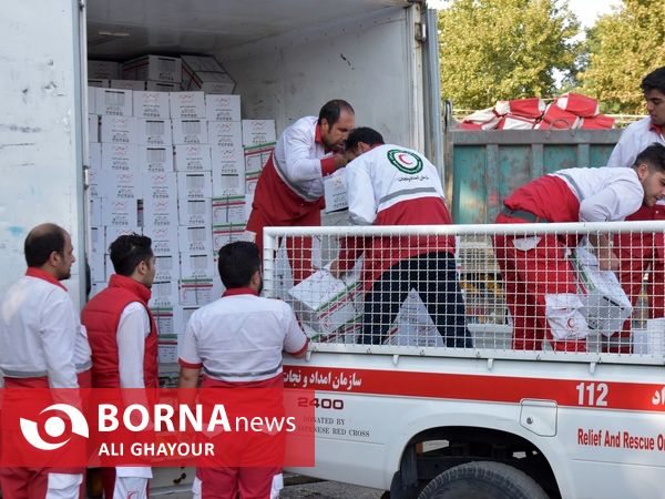 خدمات رسانی هلال احمر جمهوری اسلامی ایران به زلزله زدگان خوی