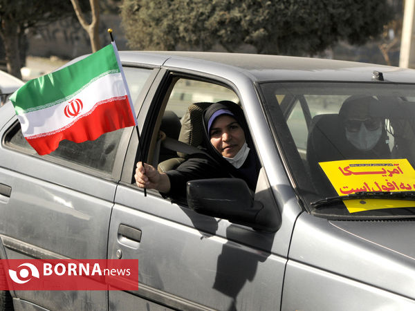 رژه نیروی های موتوری و خودرویی 22 بهمن- شهرستان قدس