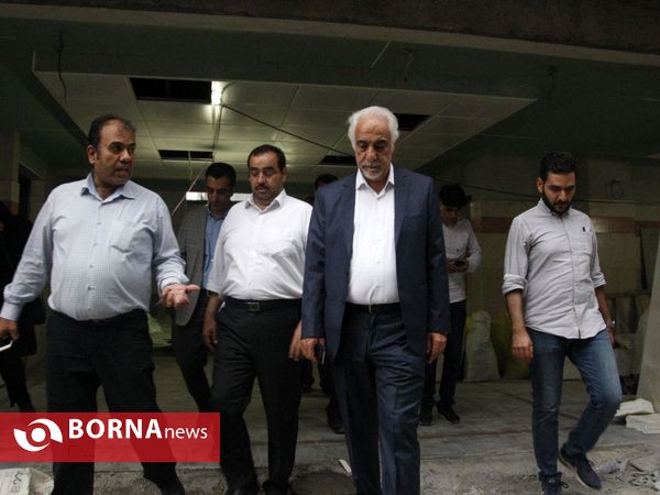 بازدید مدیر عامل شرکت تجهیز و  توسعه اماکن ورزشی - از پروژه های ورزشی شهرستان لاهیجان