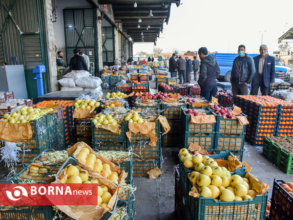 میدان میوه و تره بار در روزهای پایانی سال