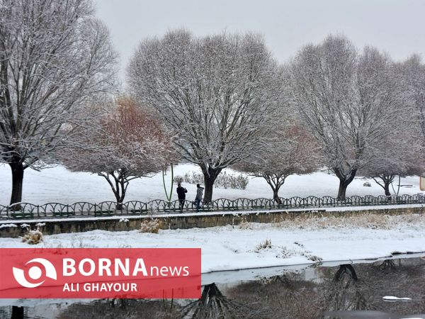 اولین برف زمستانی در ارومیه