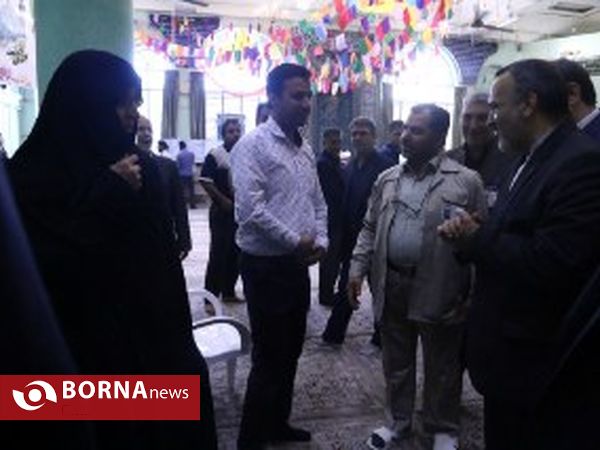بازدید استاندار خراسان رضوی از روند رای گیری استان