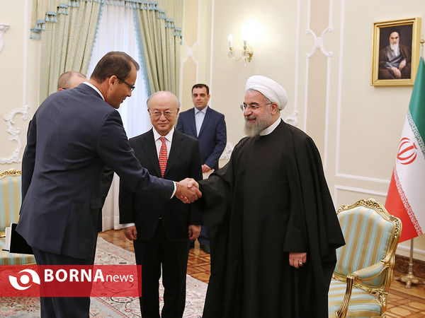 دیدار مدیرکل آژانس بین المللی انرژی اتمی با ریاست جمهوری