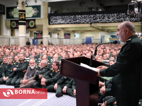 دیدار مجمع عالی فرماندهان سپاه با فرمانده کل قوا