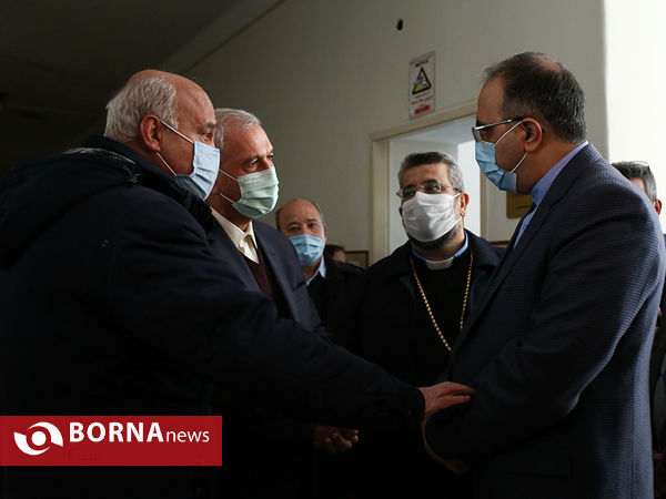 دیدار سخنگوی دولت با خیرین ارامنه در کلیسای ارامنه وارطان مقدس