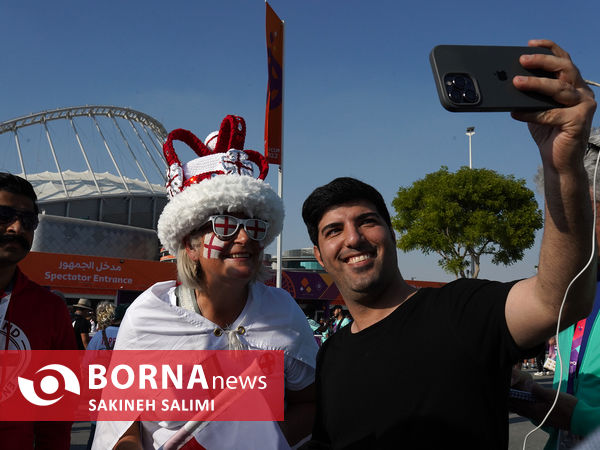 ورزشگاه خلیفه قطر در آستانه دیدار ایران - انگلیس