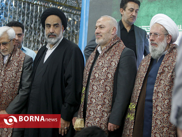 مراسم یادبود شهدا در امامزاده صالح