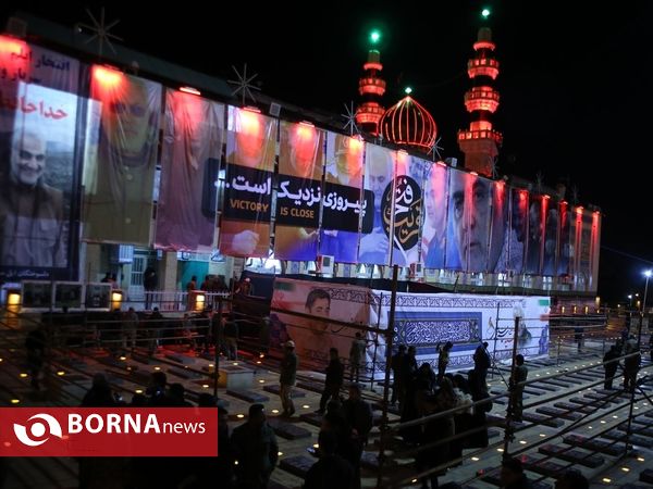 حال و هوای گلزار شهدا کرمان پیش از وداع با سردارشهید حاج قاسم سلیمانی