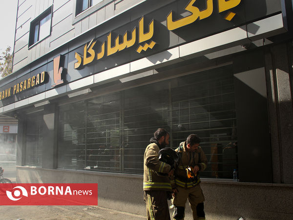 آتش سوزی تولیدی پوشاک در خیابان بهار