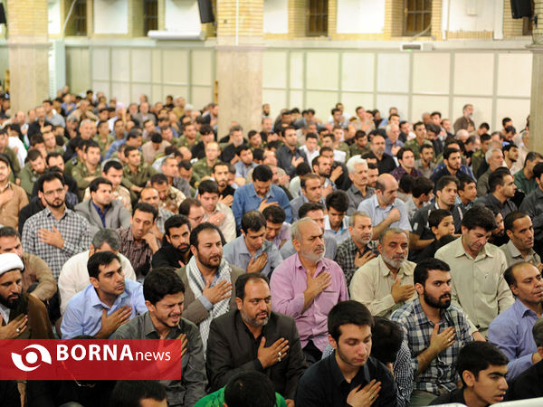 مراسم سوگواری امام علی (ع) درحضور رهبر معظم انقلاب