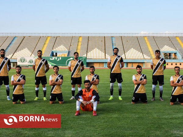 دیدار تیم های فوتبال آلومینیوم اراک _ قشقایی شیراز