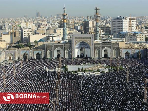 نماز عید فطر حرم مطهر رضوی