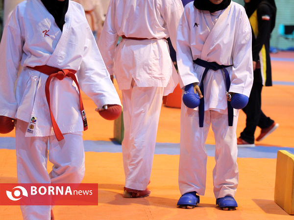تمرین تیم ملی کاراته بانوان