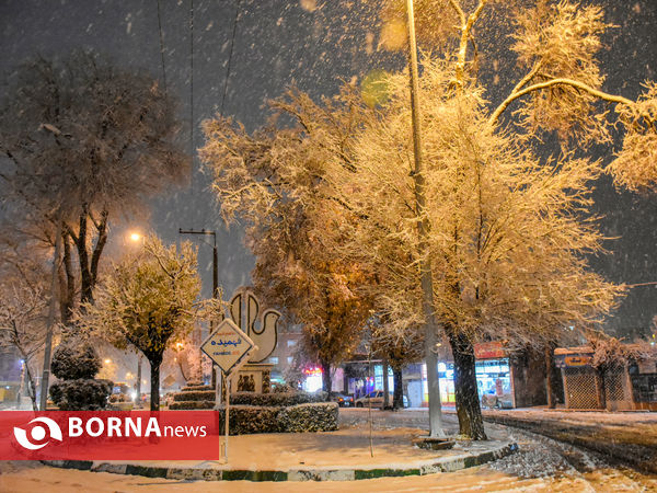 چهره زمستانی اراک در آخرین ماه پاییز