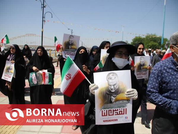راهپیمایی روز جهانی قدس در خرمشهر
