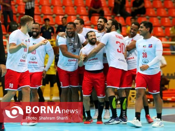 دیدار تیم های هندبال الکویت کویت - سپاهان