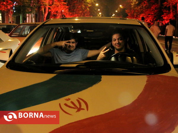 جشن و شادی مردم ایران  پس توافق هسته ایی -2