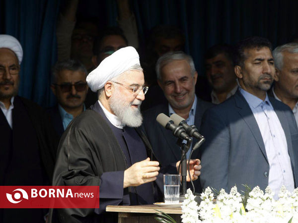 سخنرانی رییس جمهور دکتر حسن روحانی در شهرستان لاهیجان