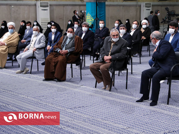 دیدار جمعی از مداحان با رهبر معظم انقلاب