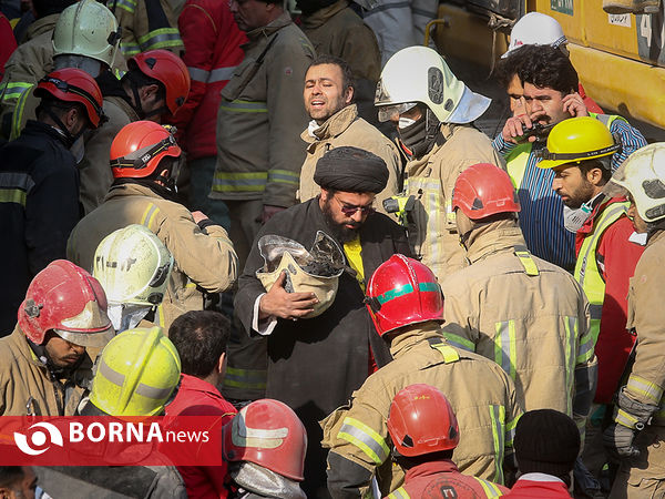 پیدا شدن پیکر آتش نشانان