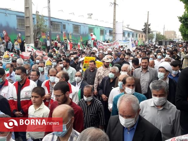 راهپیمایی روز قدس_ شهرستان قرچک