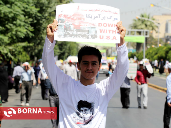 راهپیمایی روز قدس در شیراز