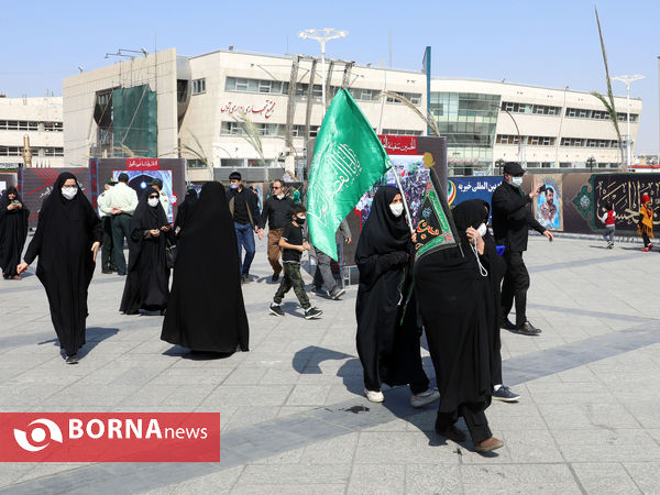 حال و هوای مشهدالرضا در روز اربعین