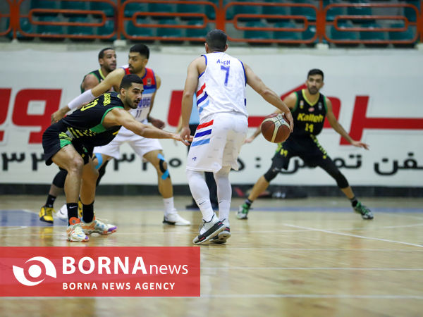 دیدار تیم های بسکتبال نبوغ - کاله