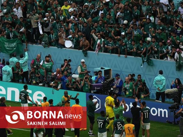 دیدار تیم های فوتبال آرژانتین - عربستان