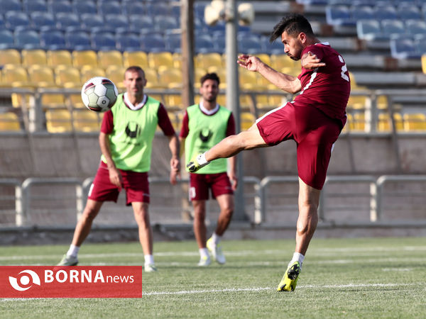 تمرین تیم فوتبال پرسپولیس تهران