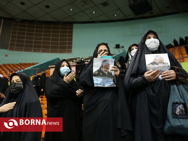 اجتماع دختران حاج قاسم - ورزشگاه ۱۲هزار نفری آزادی