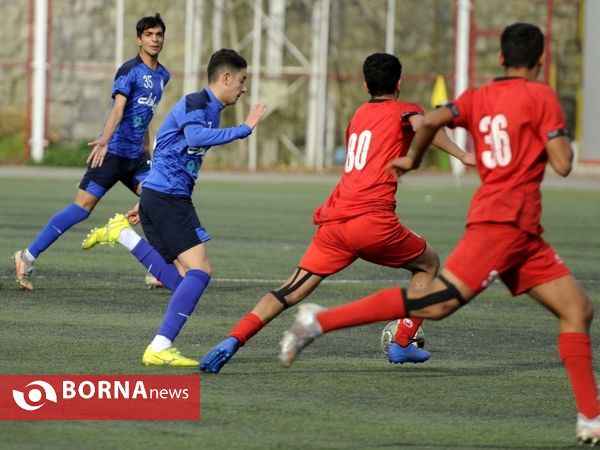دیدار تیم‌های فوتبال نوجوانان پرسپولیس 2-  نوجوانان استقلال 0