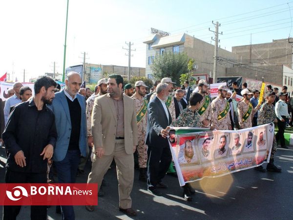 راهپیمایی روز ۱۳ آبان- شهرستان قرچک