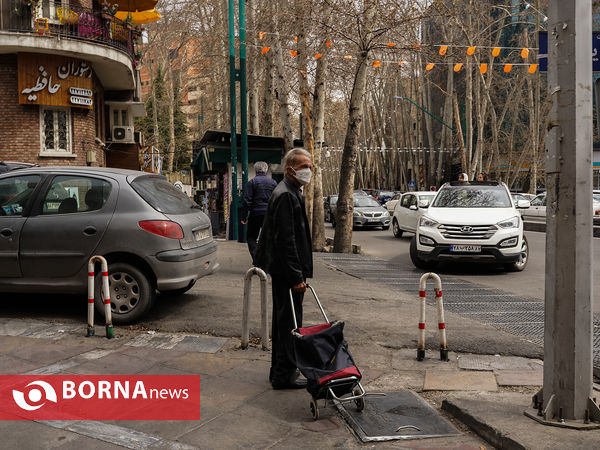 میدان تجریش تهران در آستانه سال نو