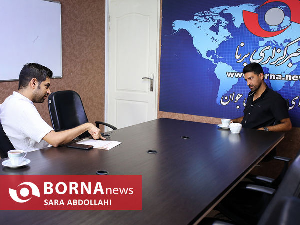 حضور محسن یوسفی در خبرگزاری برنا