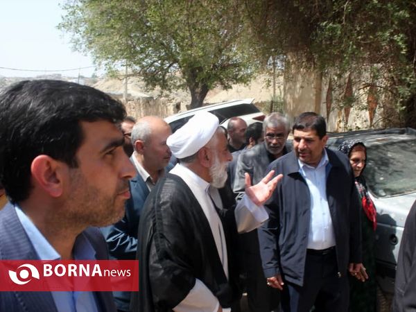 بازدید مسوولین استانی و کشوری از مناطق زلزله‌زده مسجدسلیمان