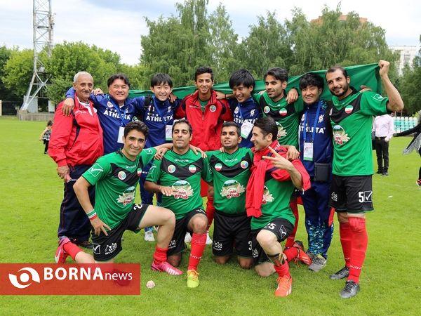 قهرمانی تیم فوتبال هنرمندان ایران در مسابقات جهانی مسکو