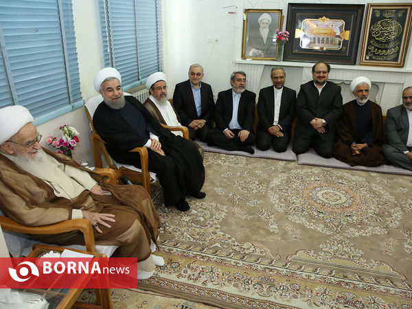 دیدار با آیت الله صافی گلپایگانی